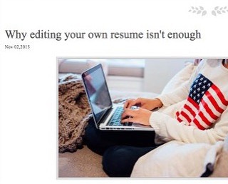 This article explains why showing other people your resume is beneficial!https://www.honorsociety.org/articles/why-editing-your-own-resume-isnt-enough-1