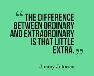 It's the little extra in life that makes a large difference #extraordinary #HonorSociety
