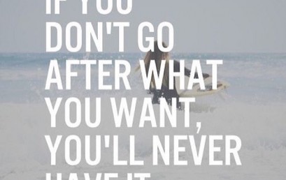 Don't let anything hold you back! Will you go after what you want today? #hsorg